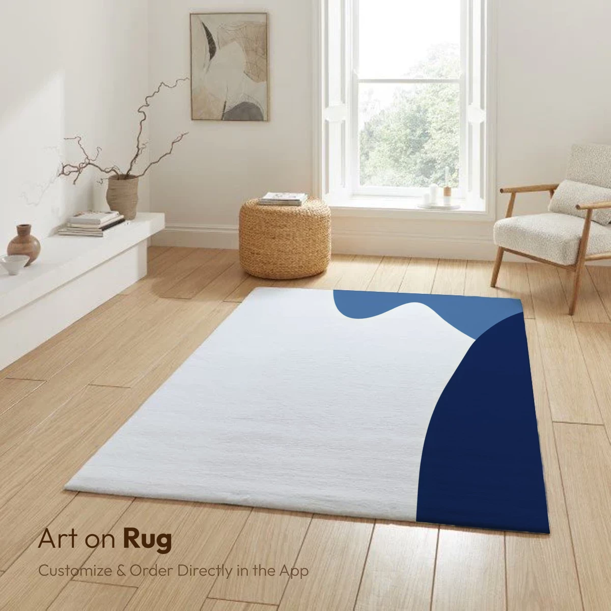 Abstract Ocean Waves in Blue Harmony - Image 6