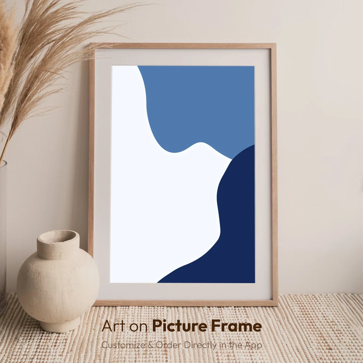 Abstract Ocean Waves in Blue Harmony - Image 7