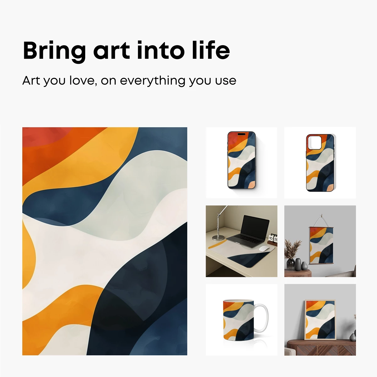 Abstract Fusion: Color Waves in Motion - Image 2