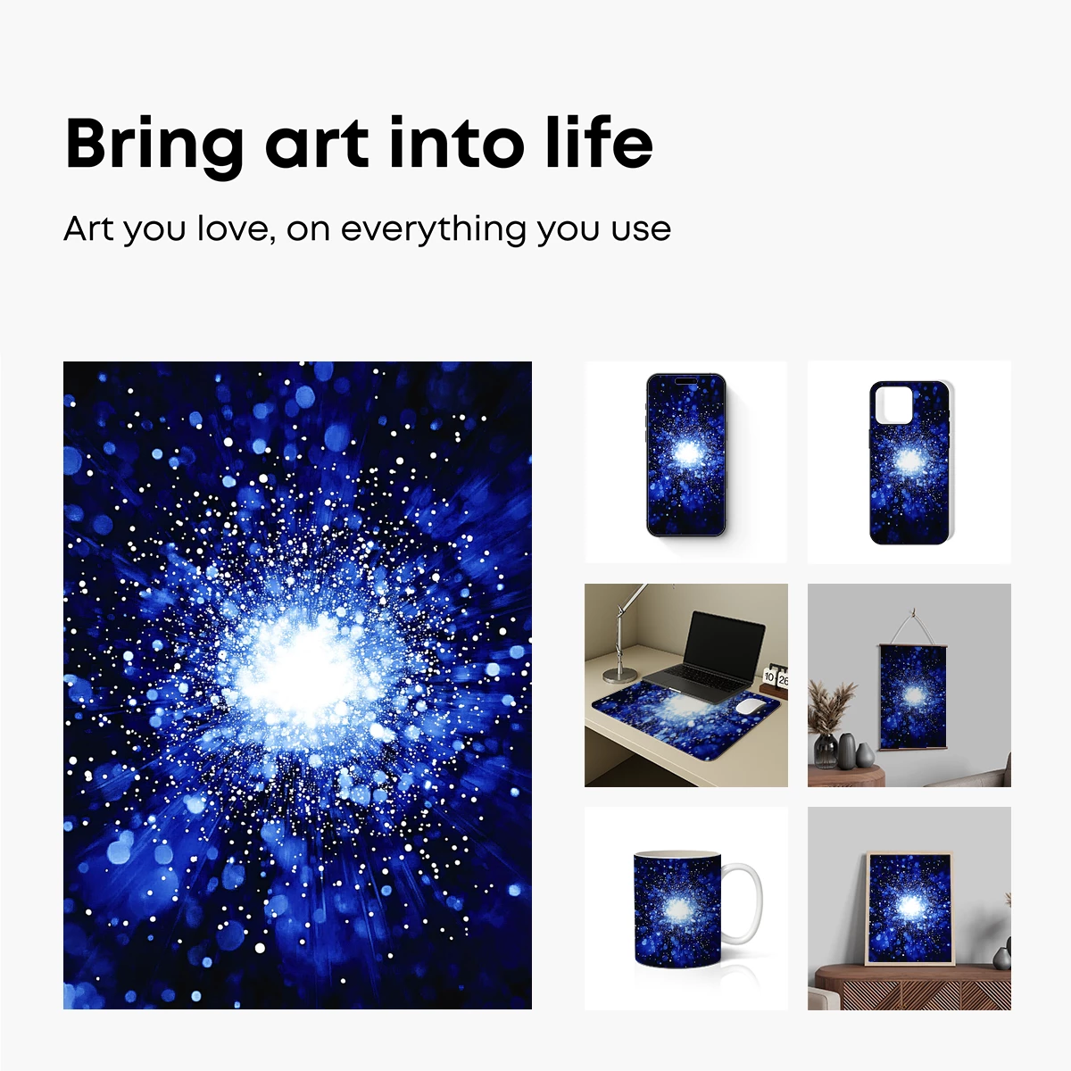 Galactic Burst: Blue Cosmic Explosion Galactic Burst: Blue Cosmic Explosion