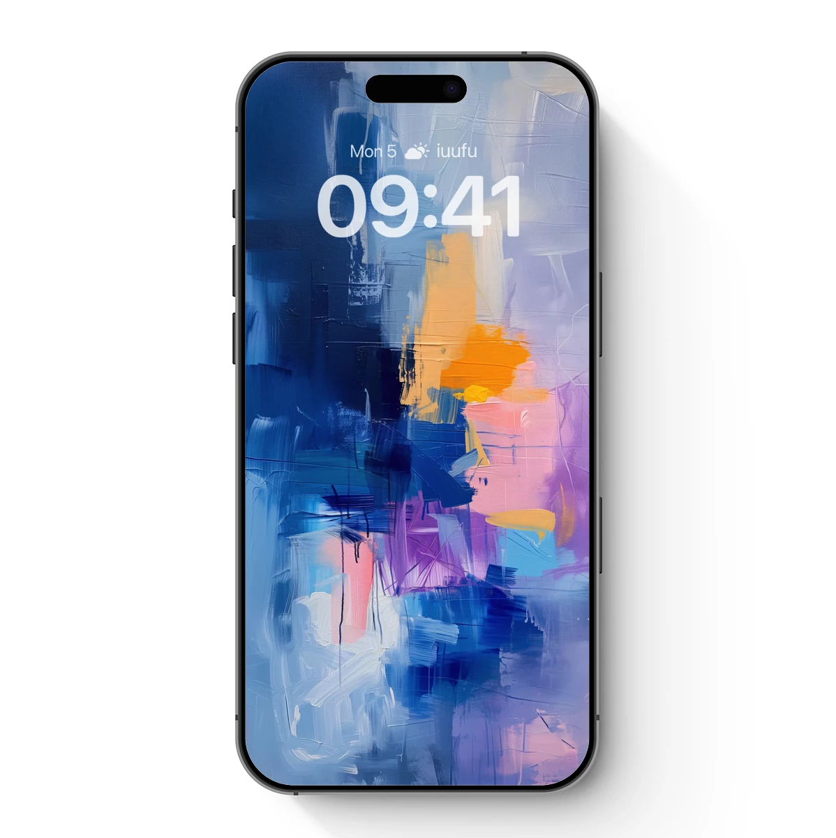 Abstract Symphony in Blue and Orange