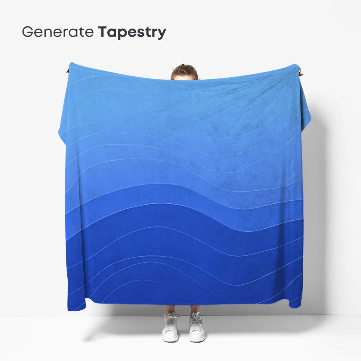 Blue Wave Symphony: Abstract Fluidity - Image 5