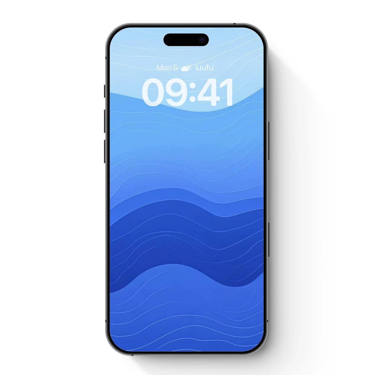 Blue Wave Symphony: Abstract Fluidity