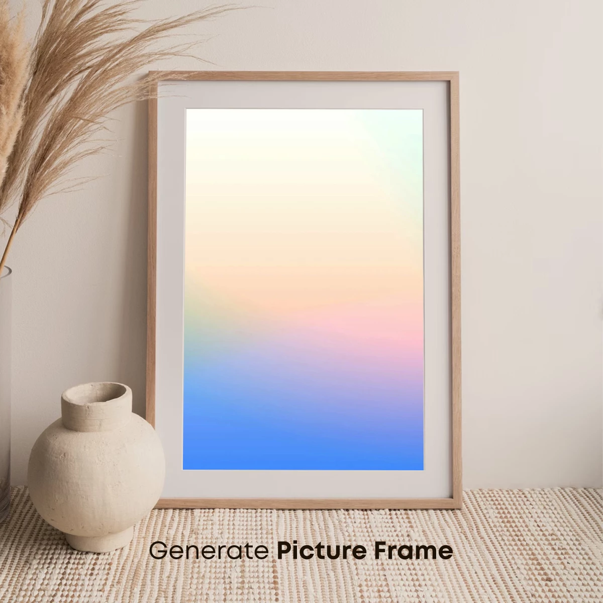 Gradient Serenity: Ethereal Hues Blend in Harmony - Image 7
