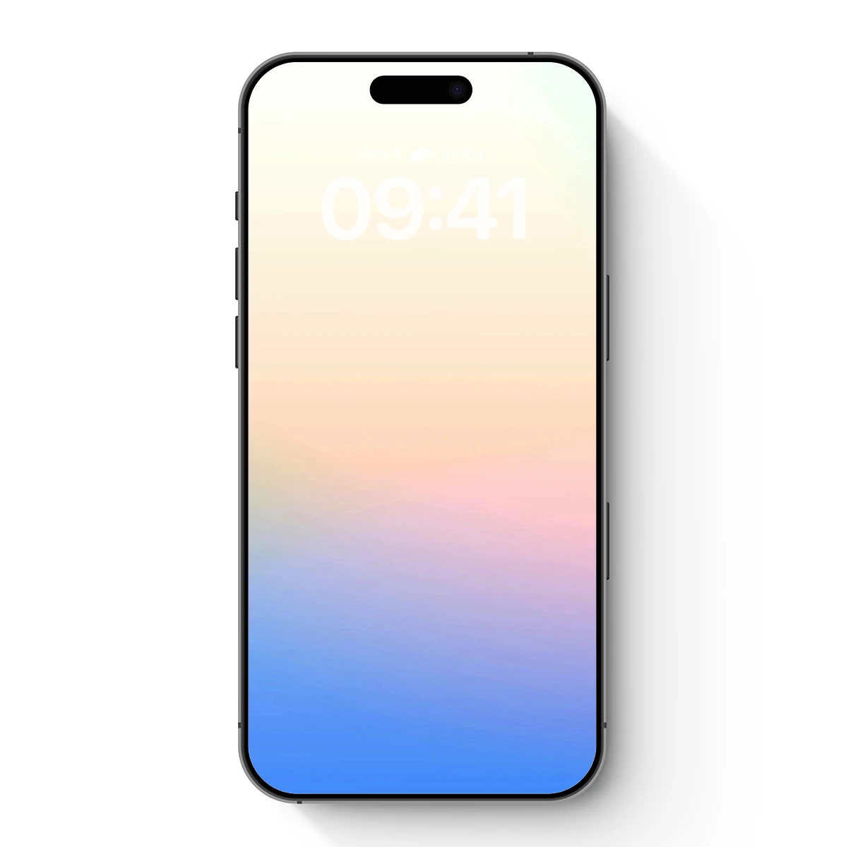 Gradient Serenity: Ethereal Hues Blend in Harmony