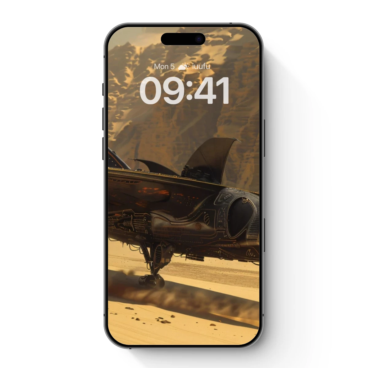 Desert Skimmer: Futuristic Vessel Glides Over Sand Dunes