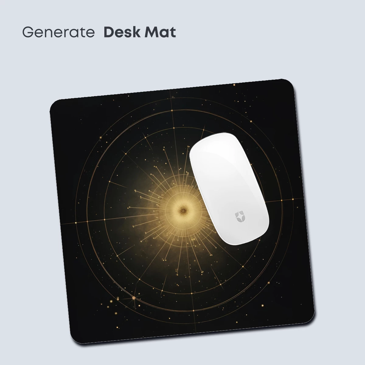 Golden Cosmic Mandala: Radiant Symmetry in Darkness - Image 4