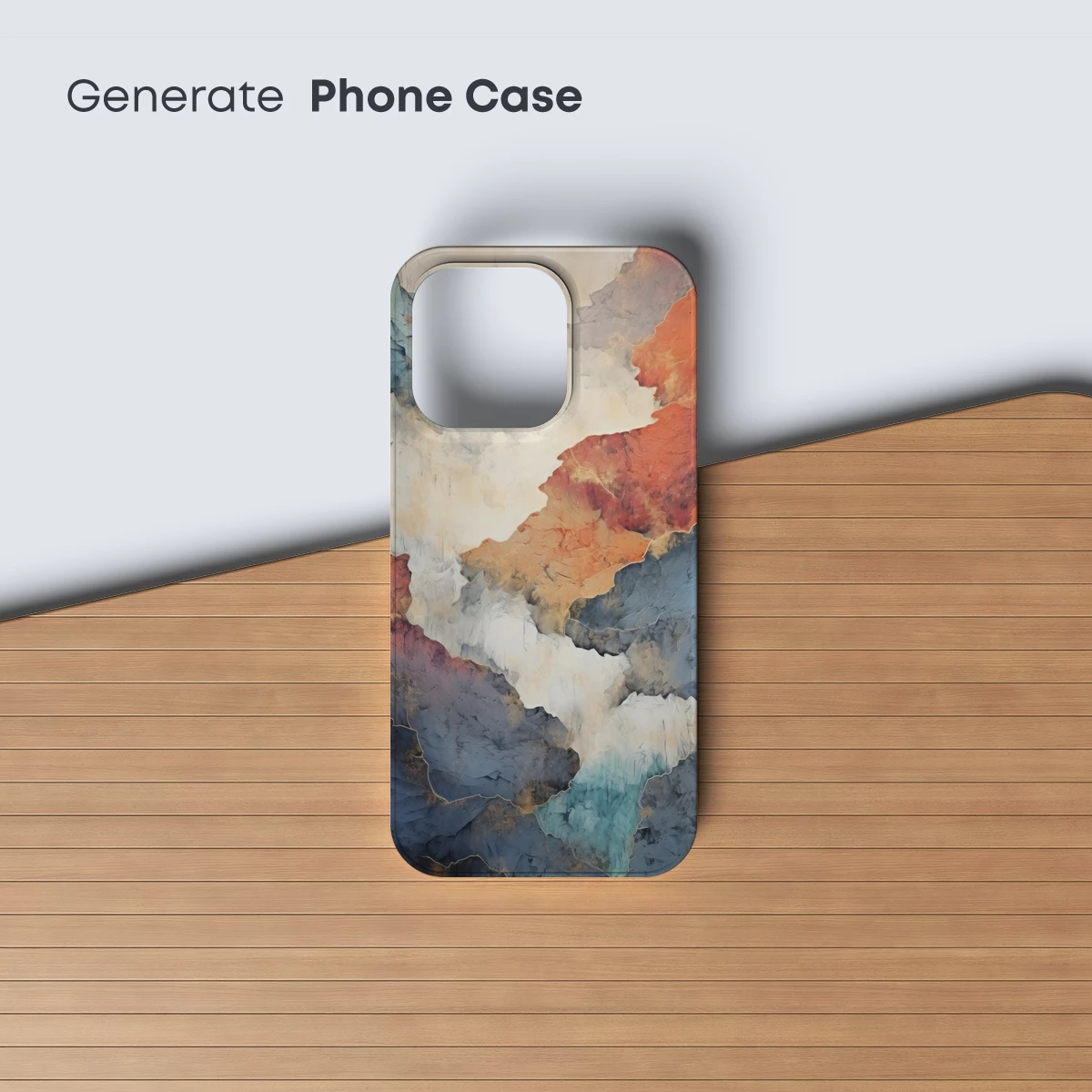 Abstract Terrain Odyssey: Fusion of Earth Tones - Image 3