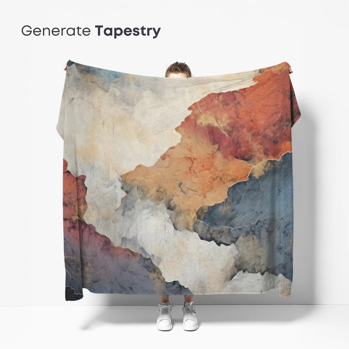 Abstract Terrain Odyssey: Fusion of Earth Tones - Image 5