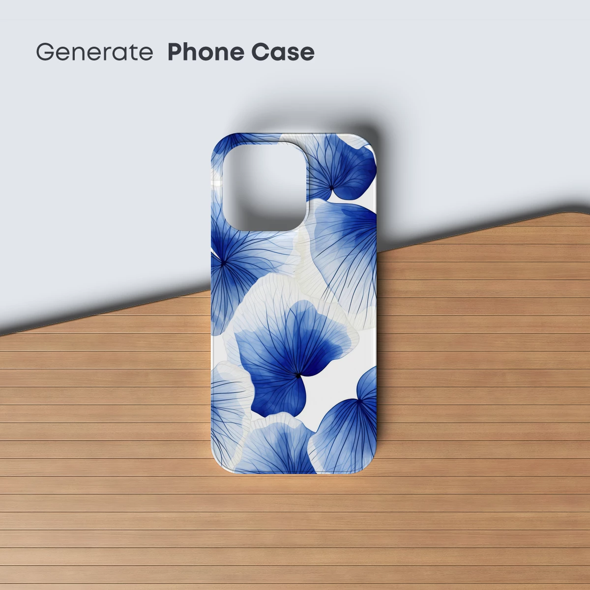 Blue Whispering Petals: Ethereal Floral Artistry - Image 3