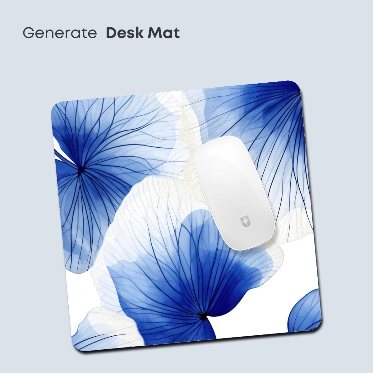 Blue Whispering Petals: Ethereal Floral Artistry - Image 4