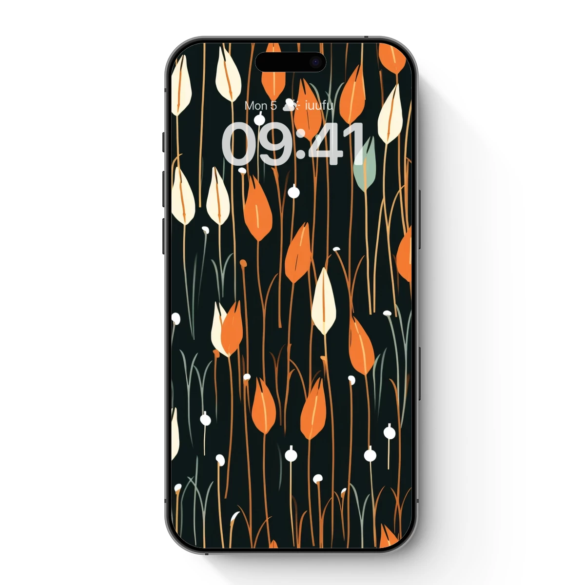 Autumnal Tulip Symphony: Modern Botanical Art