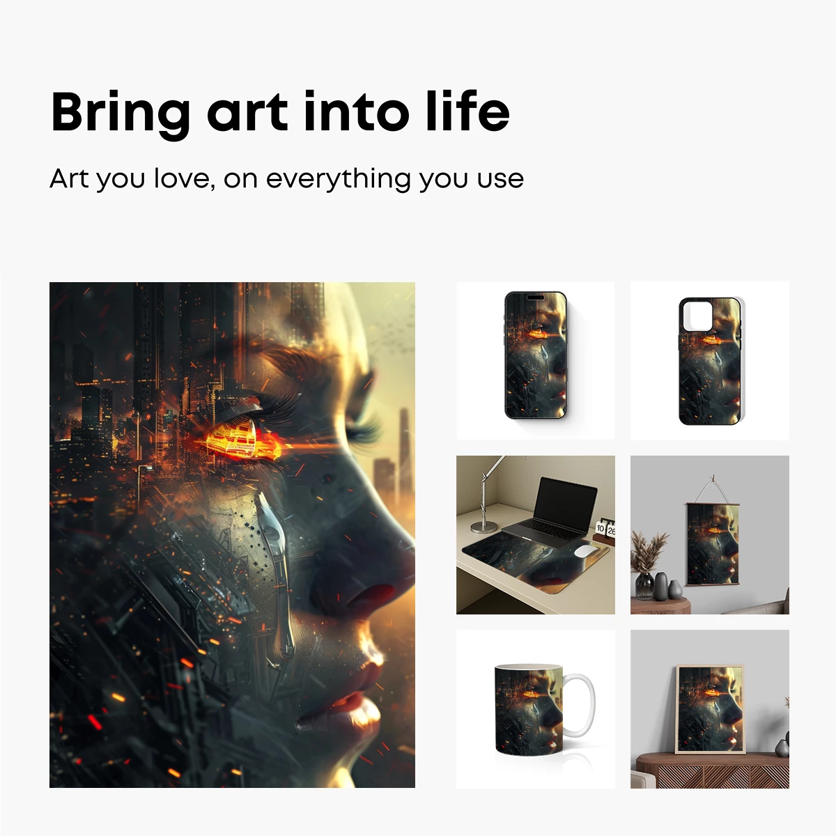 Cybernetic Cityscape: Urban Dreams in the Mind's Eye - Image 2