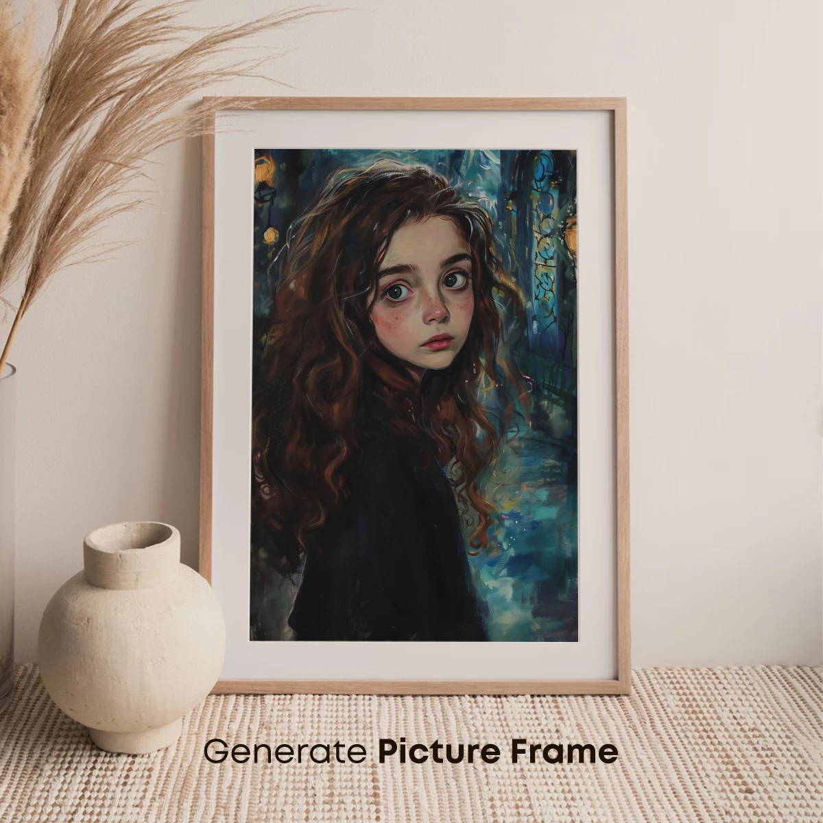 Enchanted Night Whispers: A Girl's Dreamlike Journey - Image 7