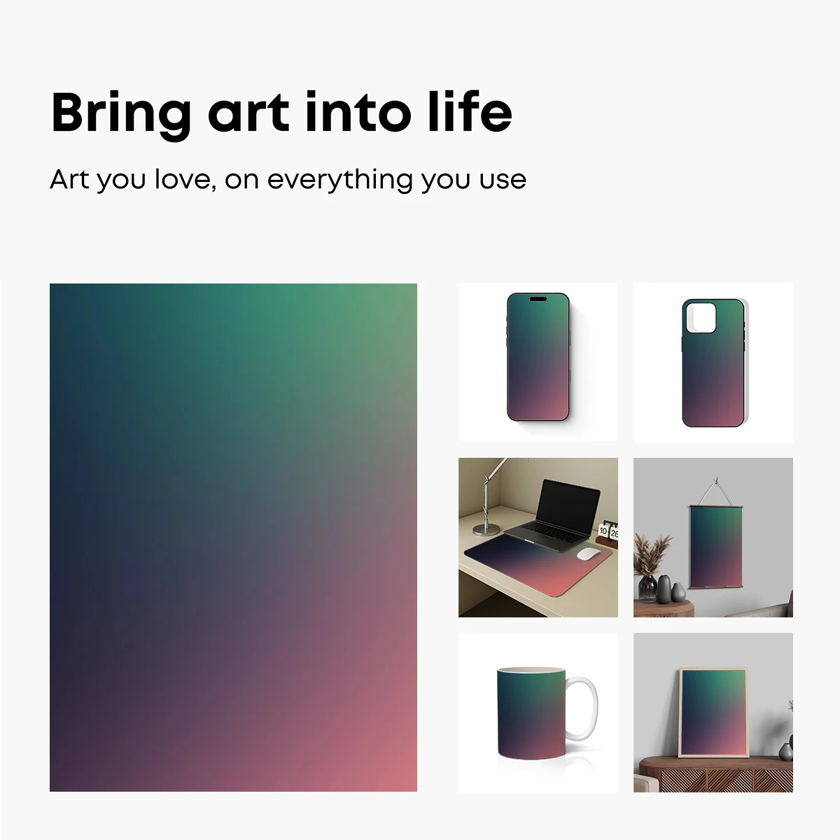 Gradient Symphony: Colorful Blur Harmony