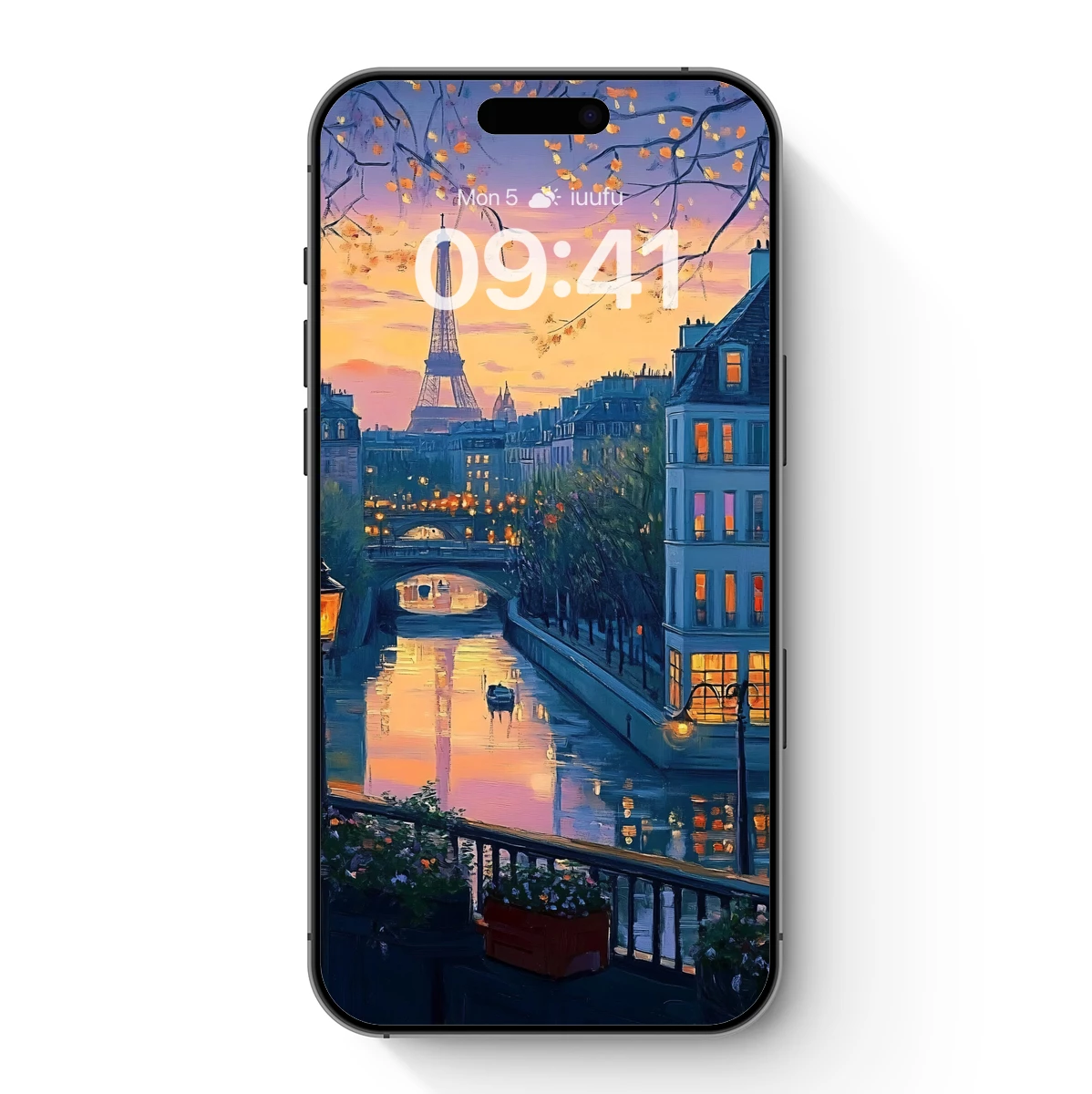 Eiffel Twilight: A Painterly Parisian Dream