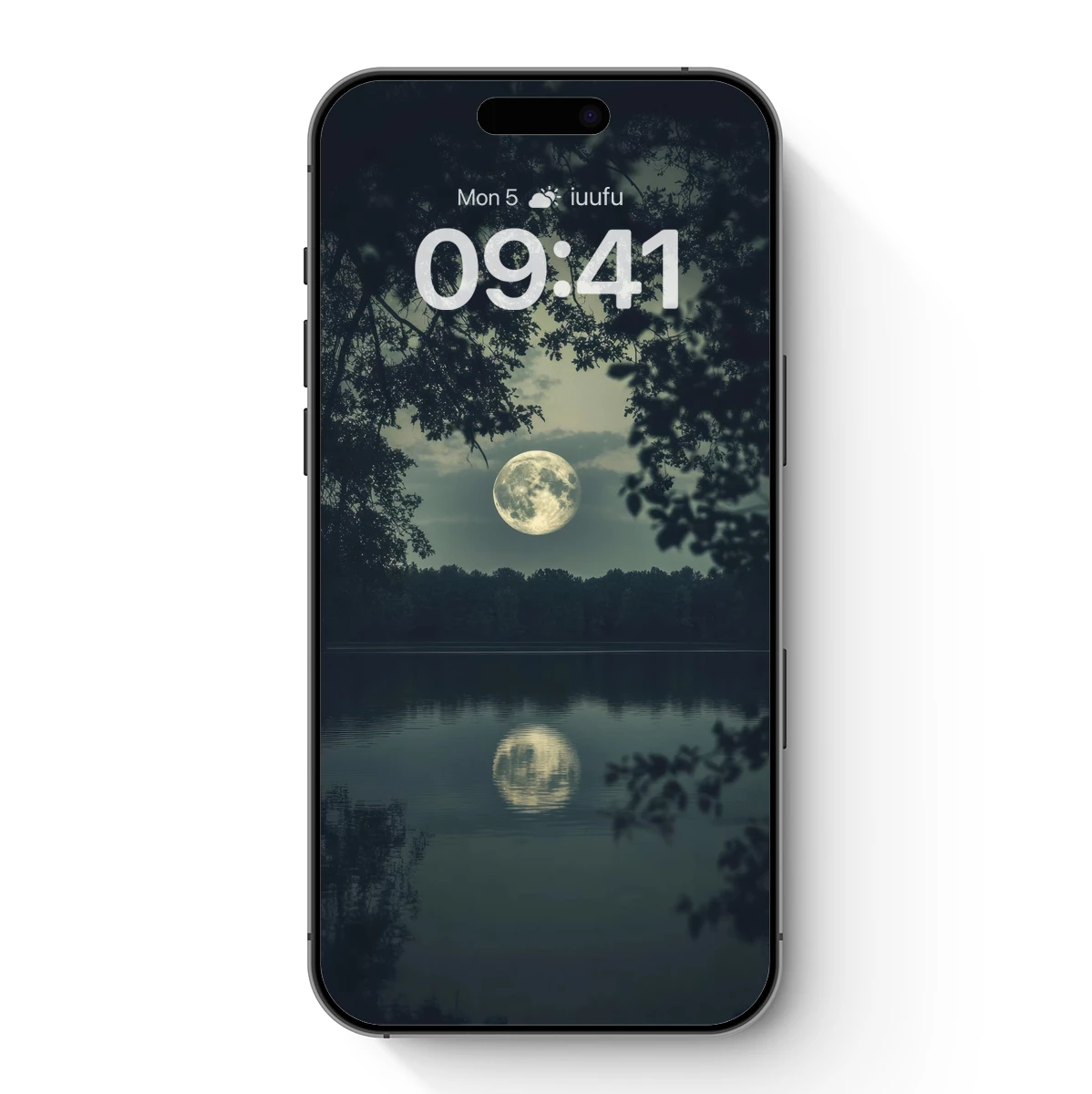 Moonlit Serenity: Forest Reflections