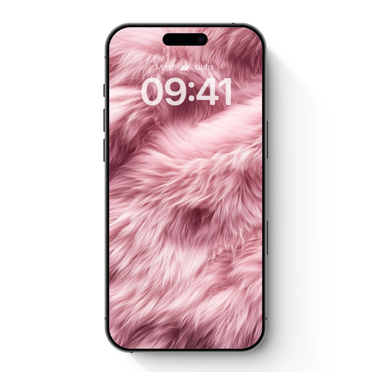 Blush Fur Elegance: Soft Pink Textures