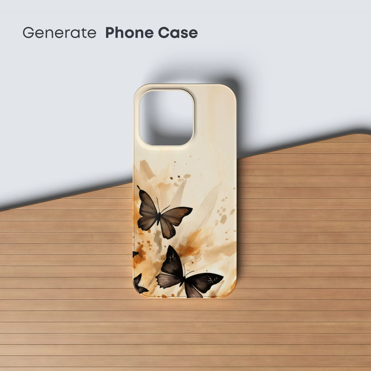 Butterfly Elegy: Abstract Flight in Sepia Tones - Image 3