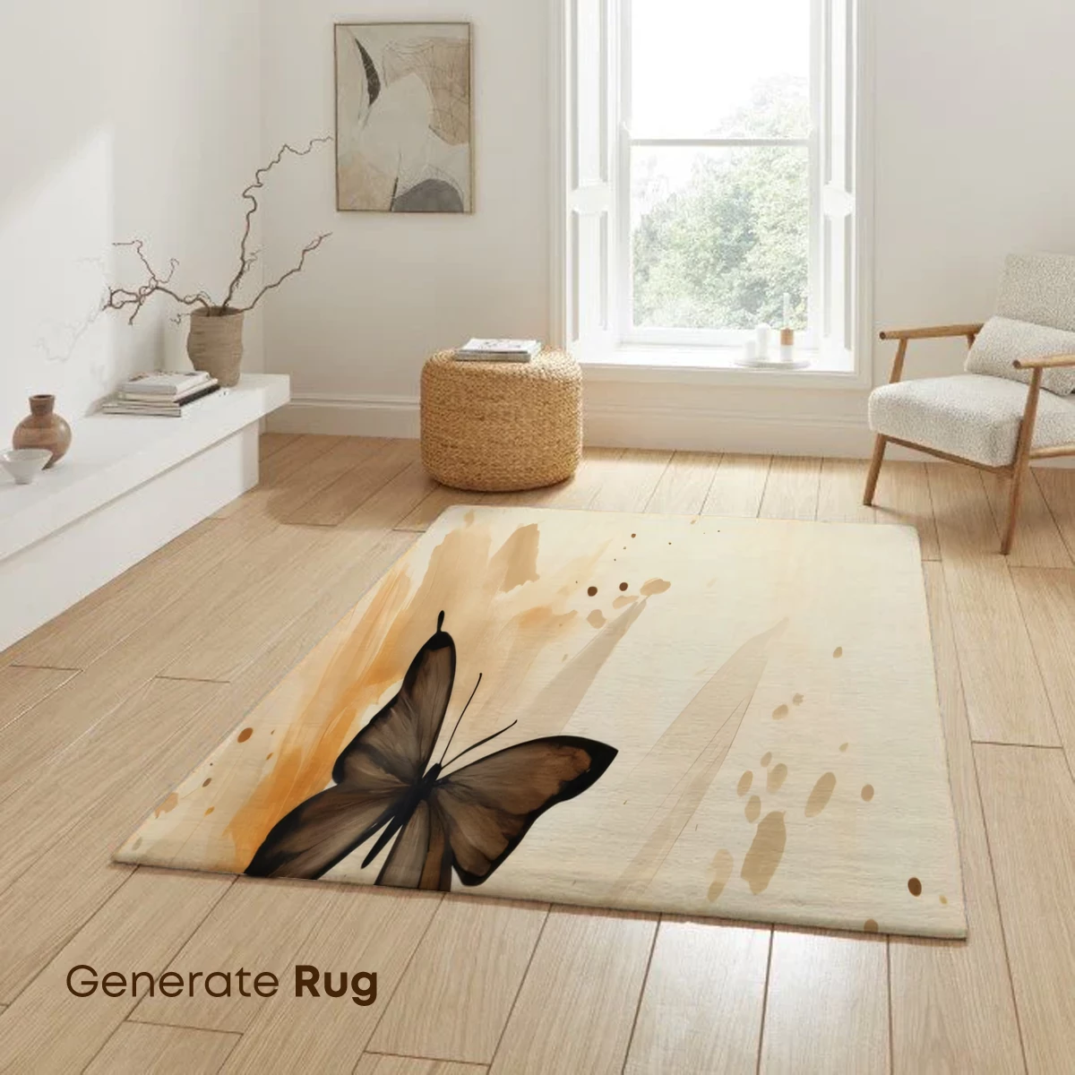 Butterfly Elegy: Abstract Flight in Sepia Tones - Image 6