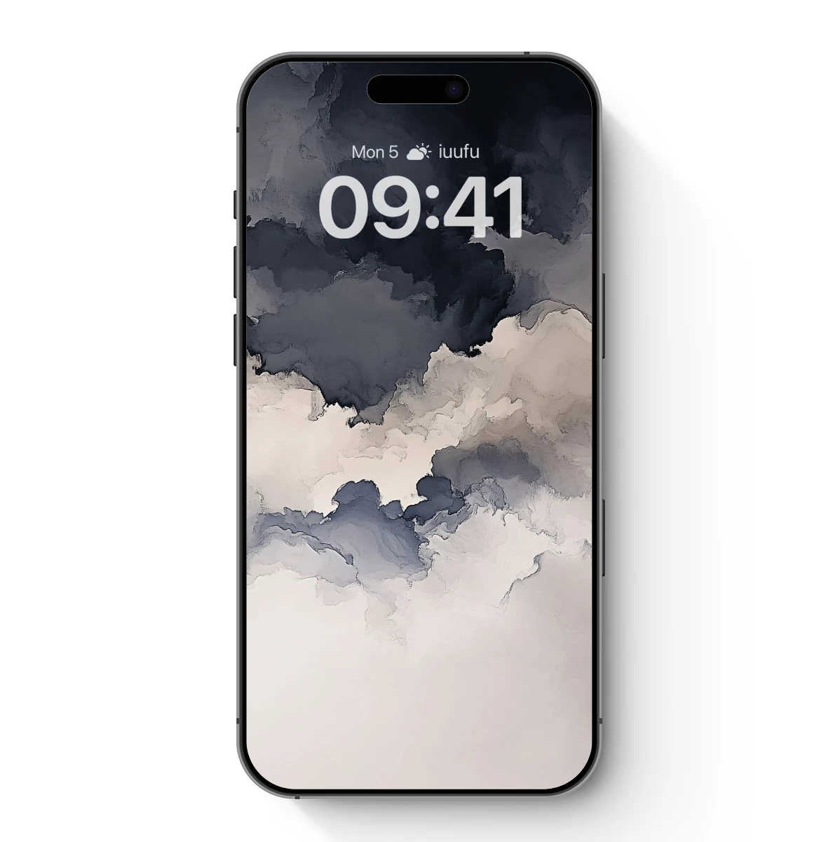 Ethereal Cloudscapes: Monochrome Flow