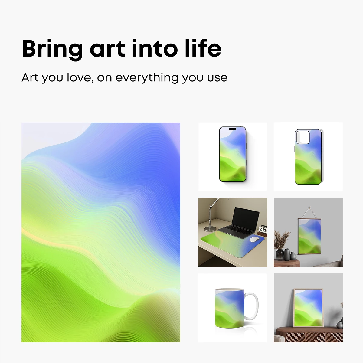 Fluid Chromatics: Wavy Abstract Gradient Art - Image 2