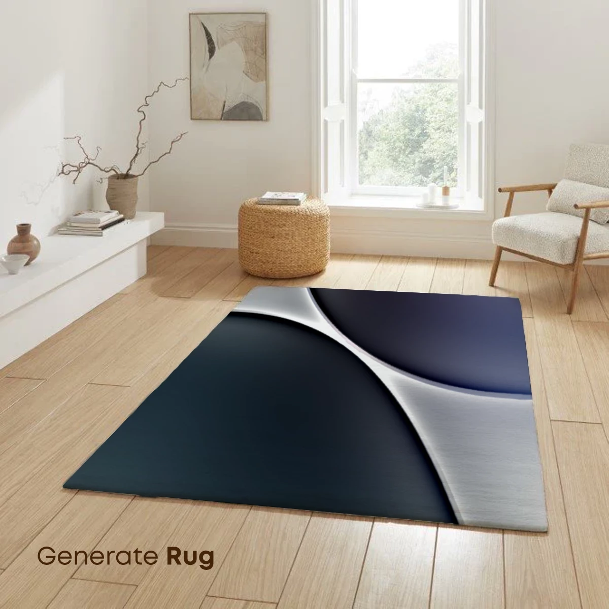 Elegant Curves in Monochrome Harmony - Image 6