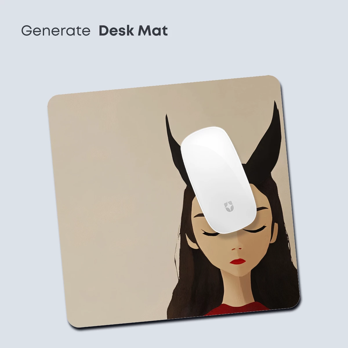 Ethereal Gothic Elegance: Horned Serenity - Image 4