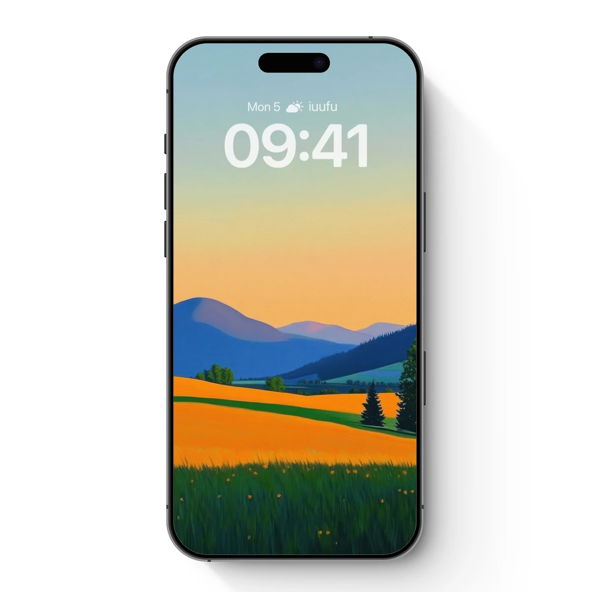 Golden Fields at Dusk: A Serene Landscape Symphony