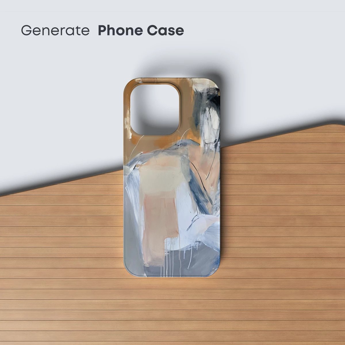 Abstract Figure in Soft Hues: A Study in Form and Color - Image 3