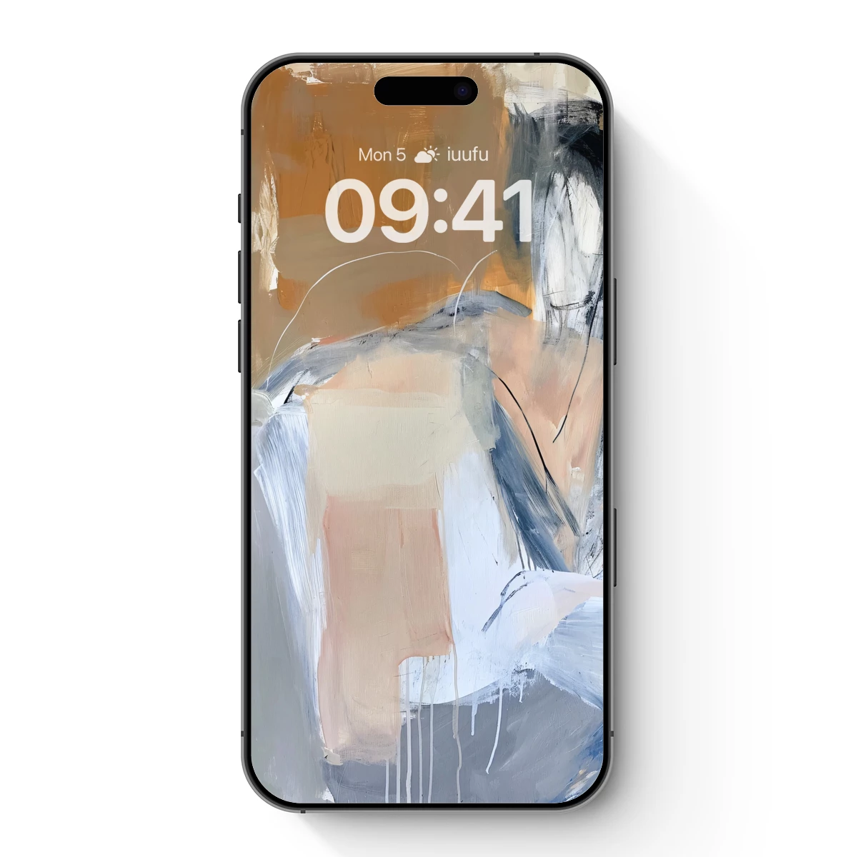 Abstract Figure in Soft Hues: A Study in Form and Color