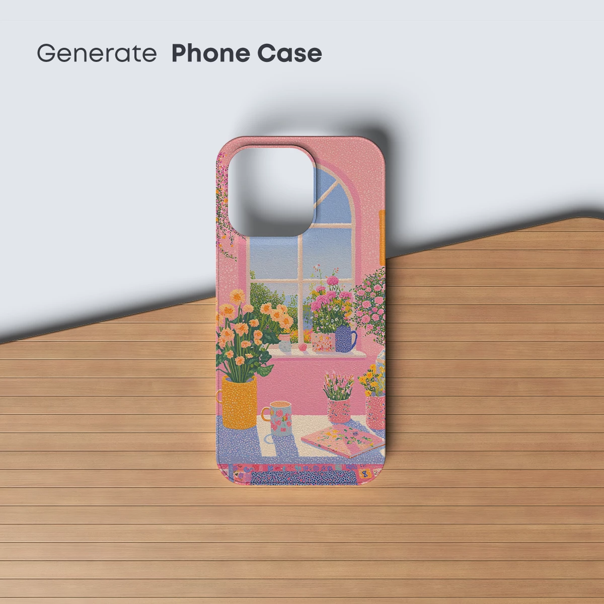 Blooming Serenity: A Floral Haven in Pastel Bliss - Image 3