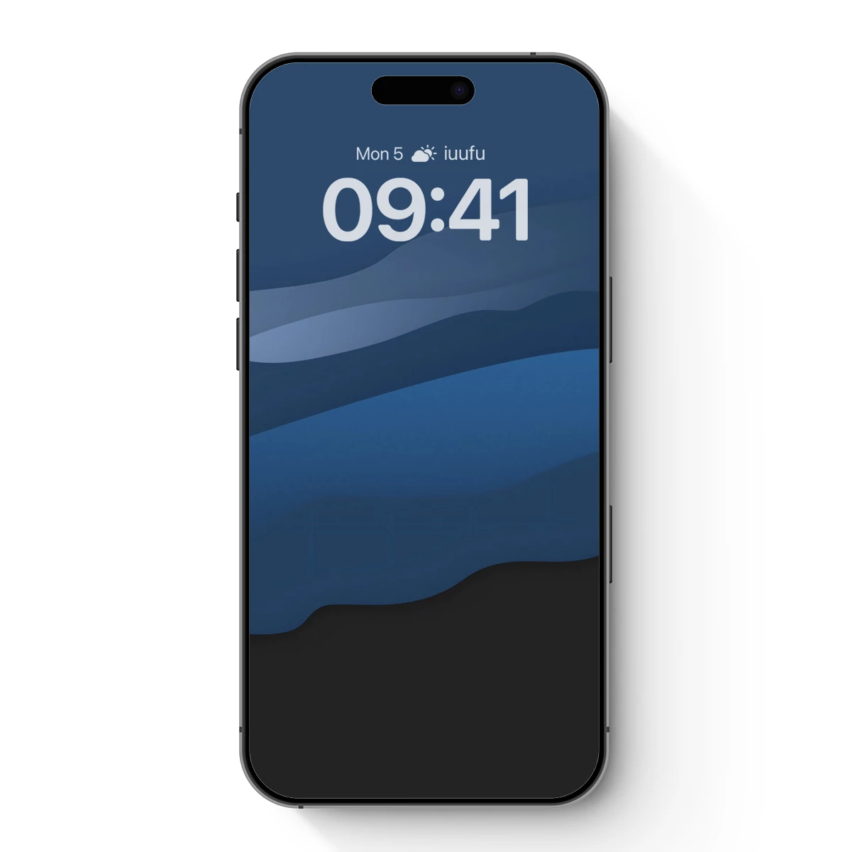 Abstract Ocean Depths: Layered Blues