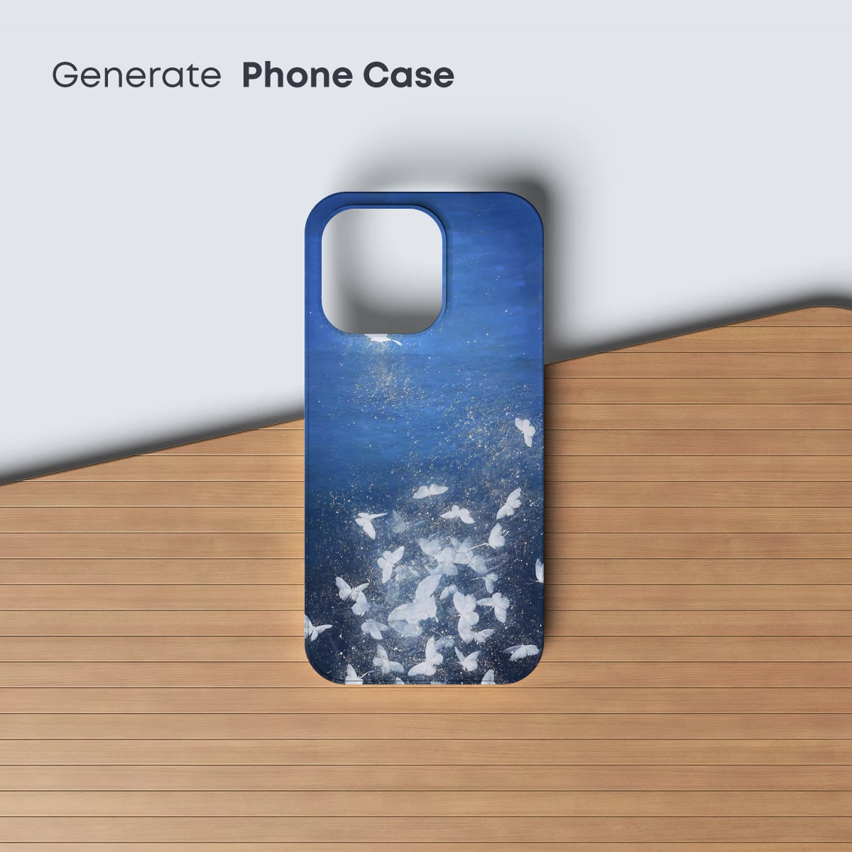 Ethereal Butterflies in Azure Depths - Image 3