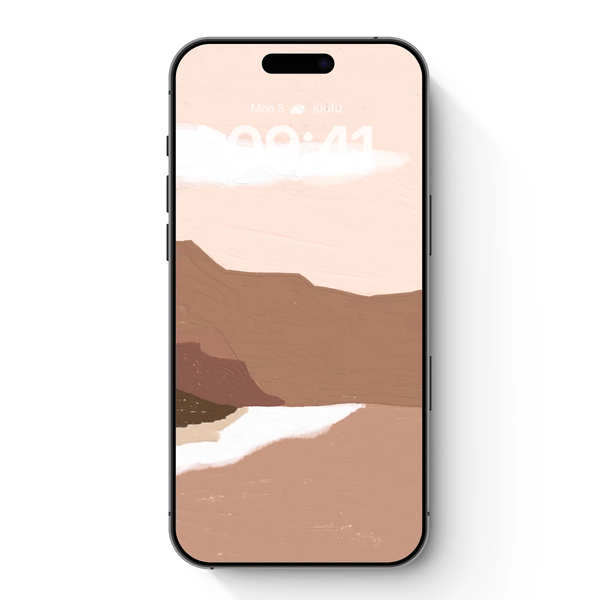 Desert Dawn Palette: Abstract Coastal Serenity