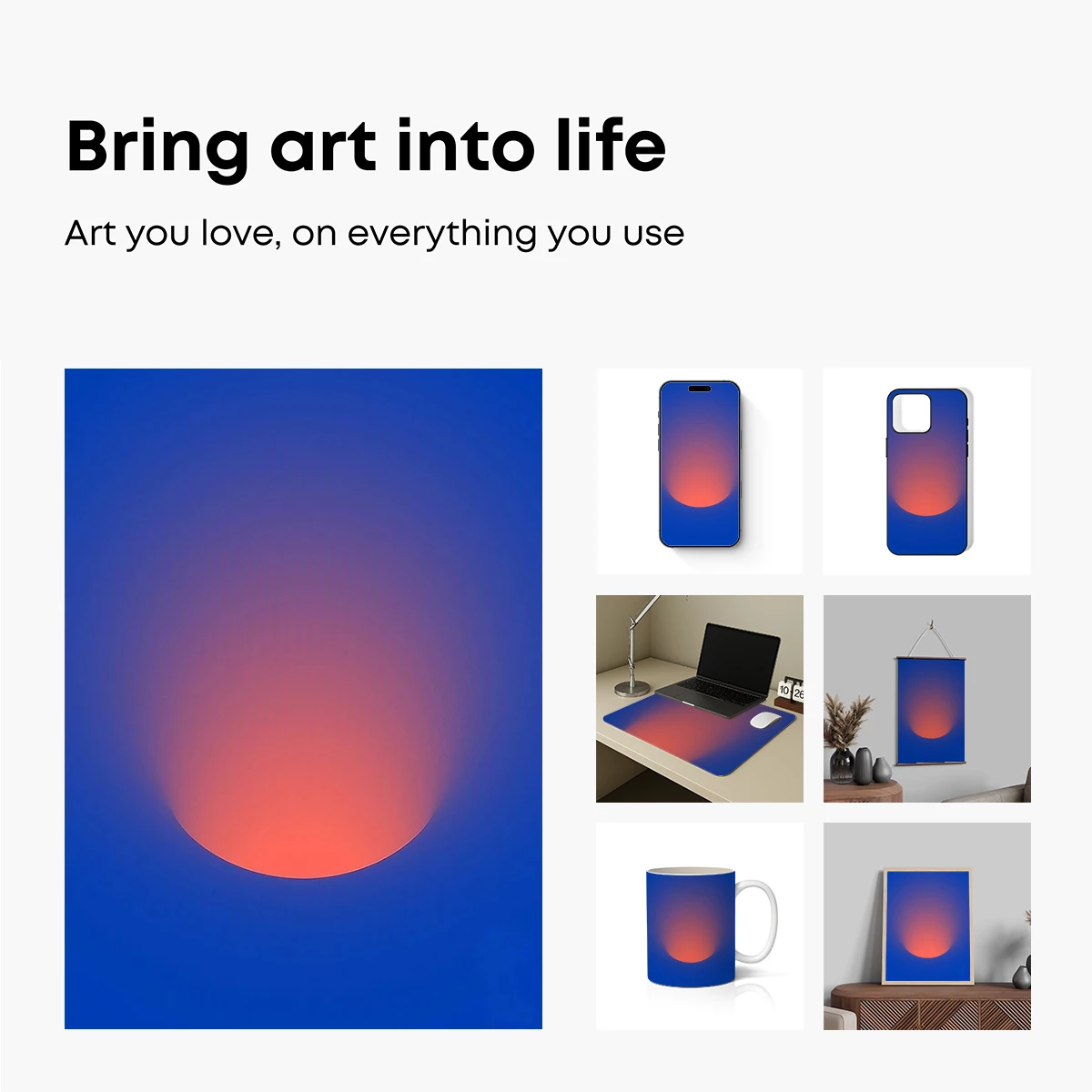 Eclipse of Serenity: Celestial Gradient Glow - Image 2