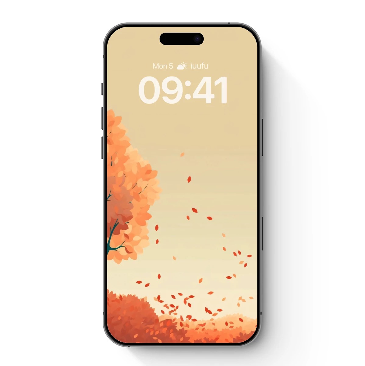 Autumn Whispers: Falling Leaves in Warm Hues