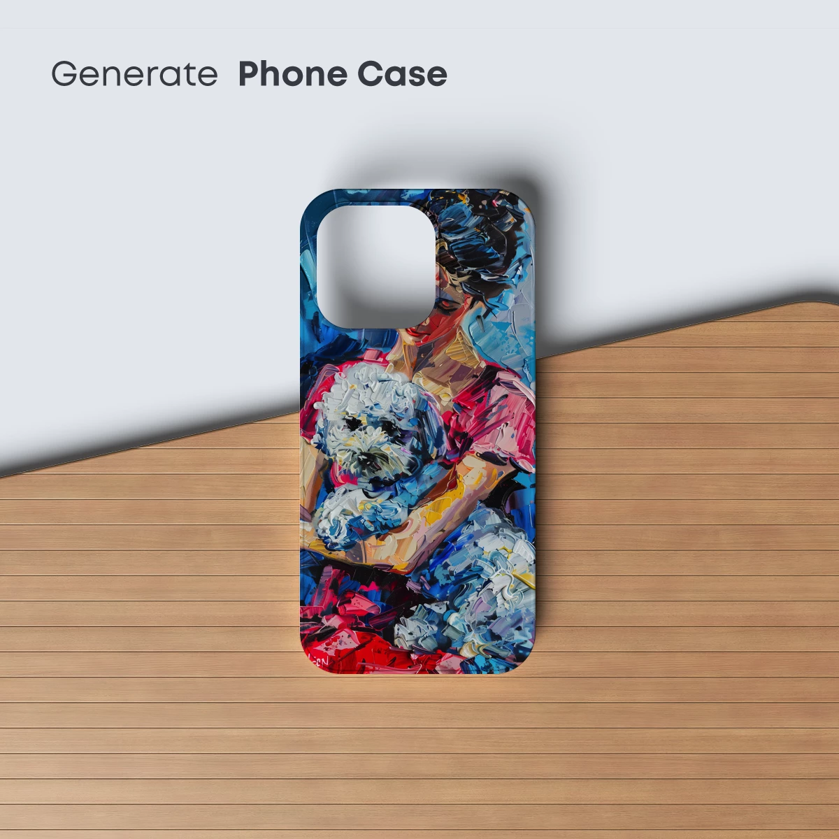 Embrace of Colors: Palette Knife Portrait - Image 3