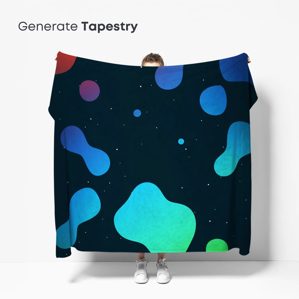 Cosmic Blob Symphony: Fluid Colors in Space - Image 5