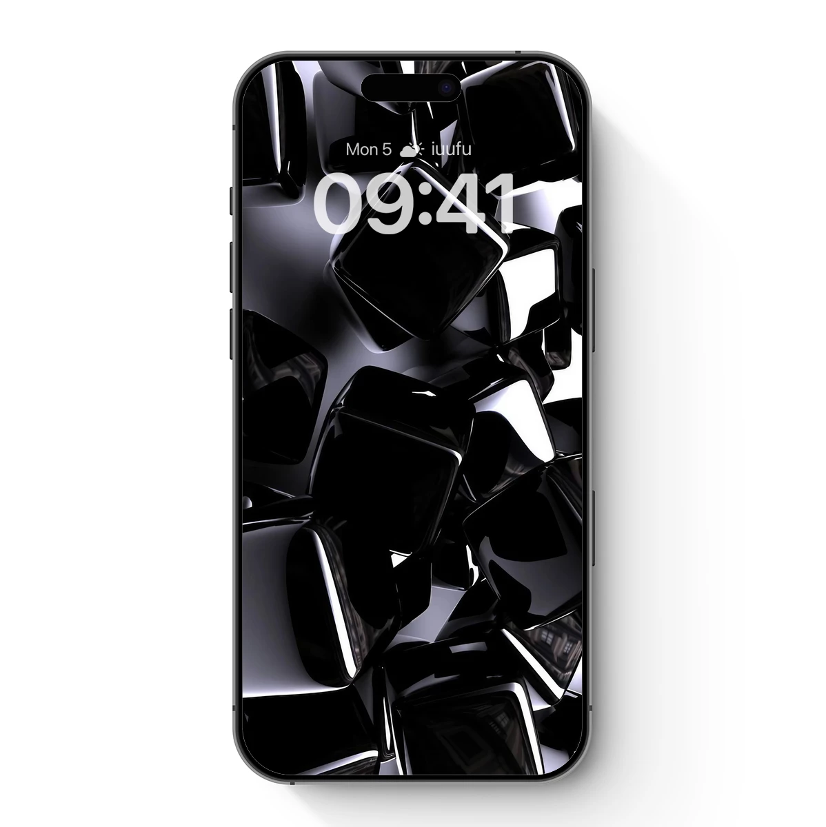 Glossy Black Cubes: A Study in Reflection and Shadow