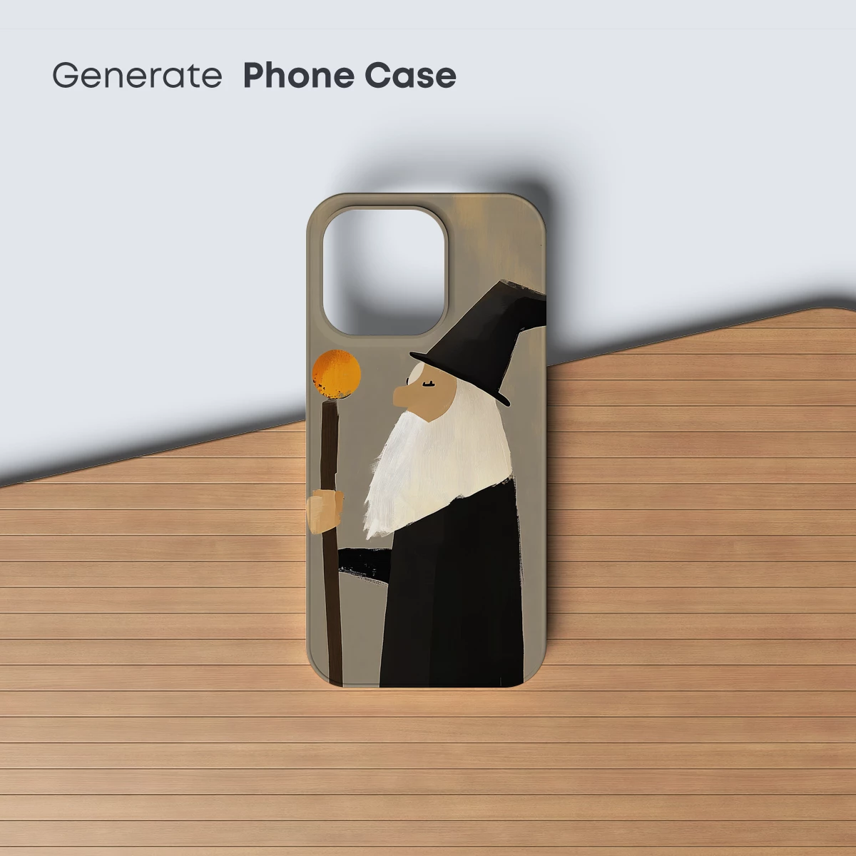 Elderly Sage with Illuminated Orb - Image 3