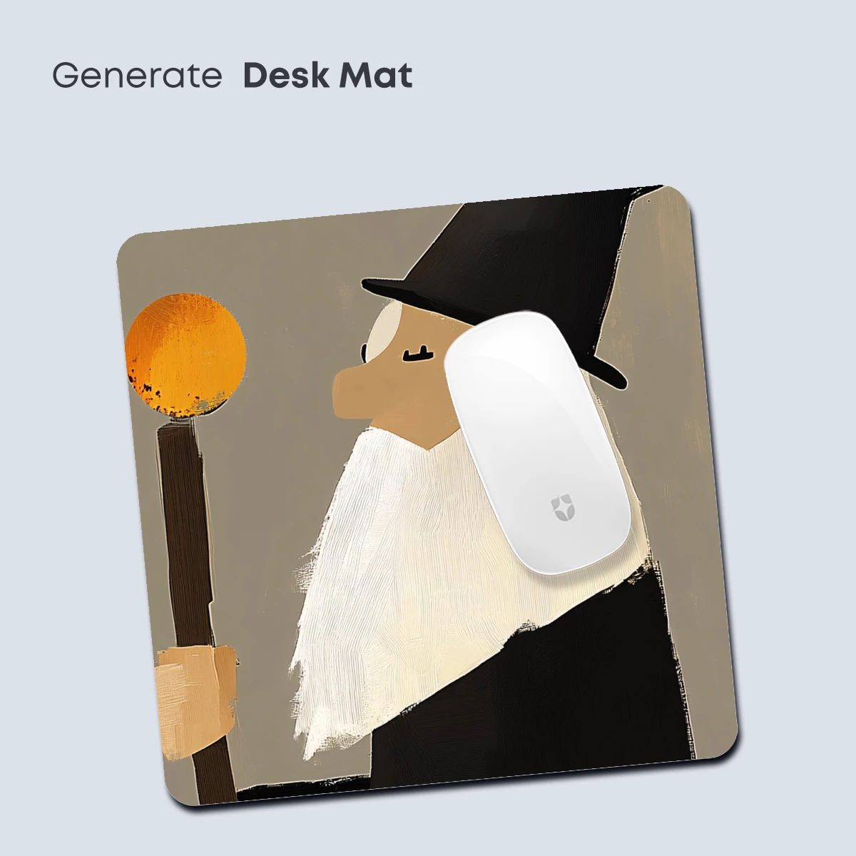 Elderly Sage with Illuminated Orb - Image 4