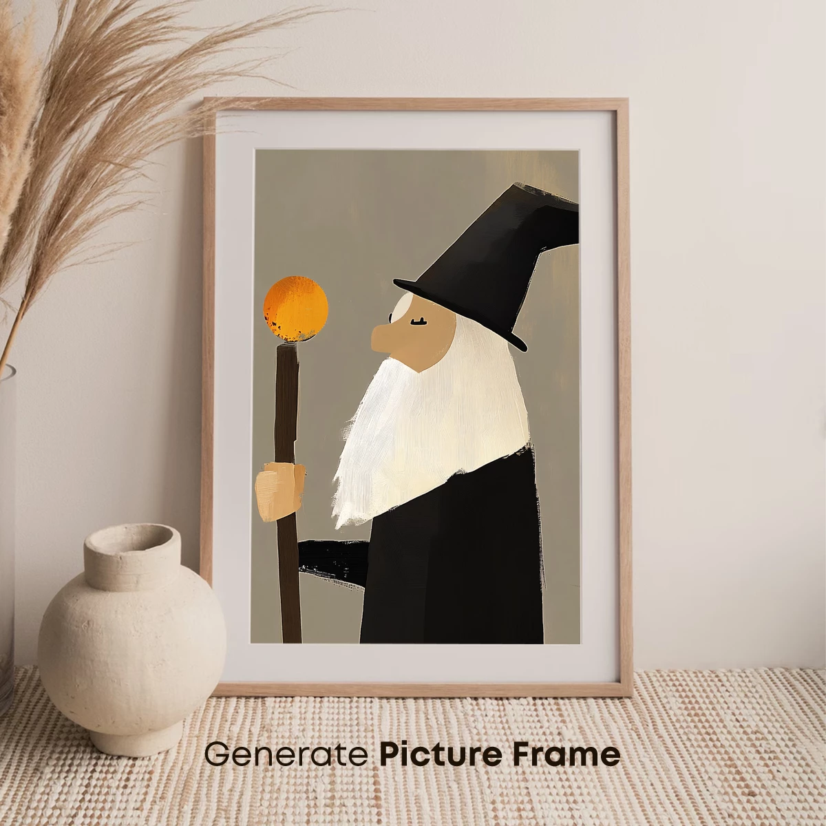 Elderly Sage with Illuminated Orb - Image 7