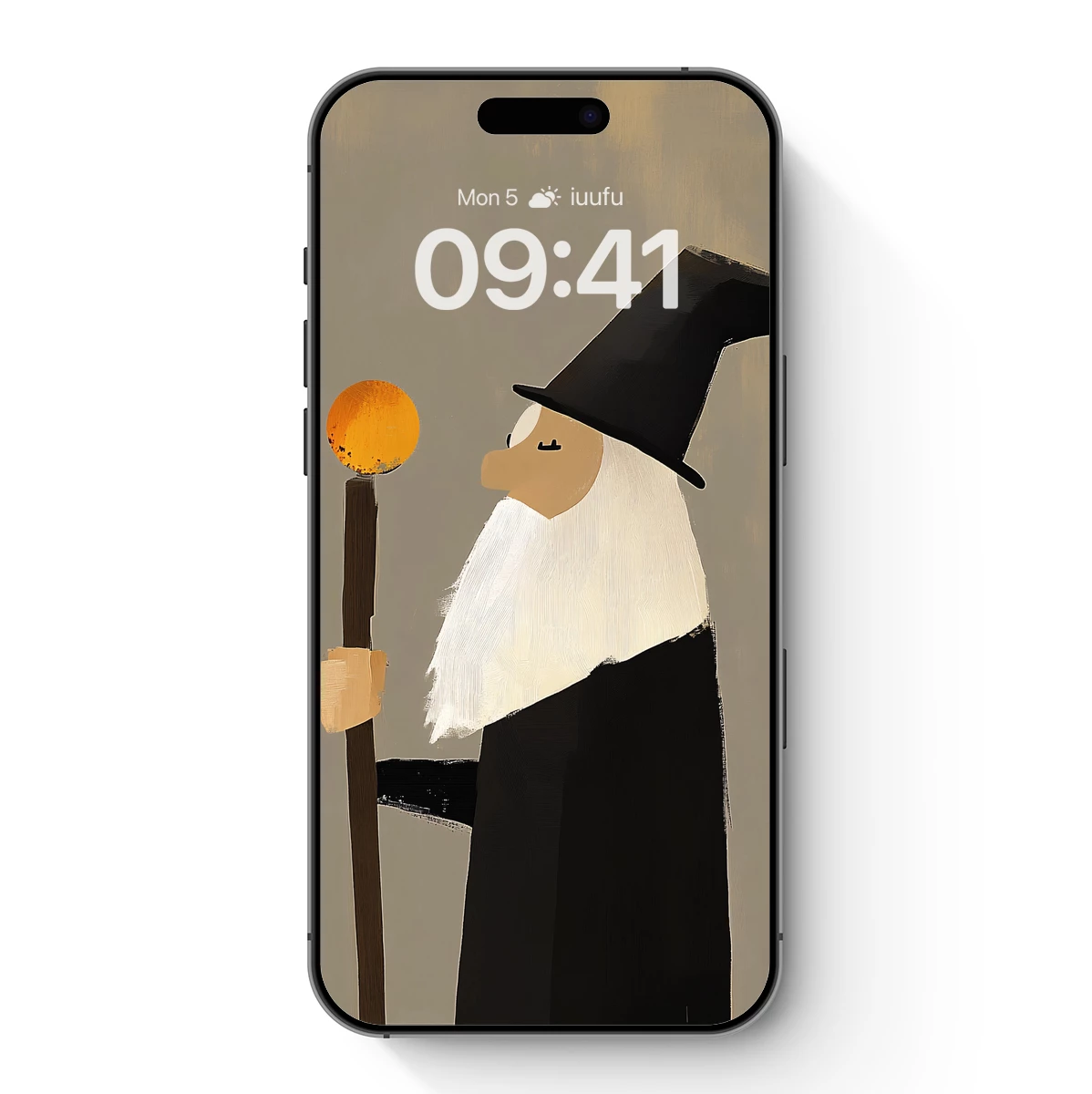 Elderly Sage with Illuminated Orb