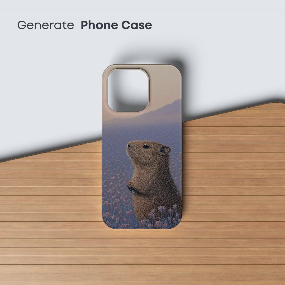 Capybara in Twilight Bloom - Image 3