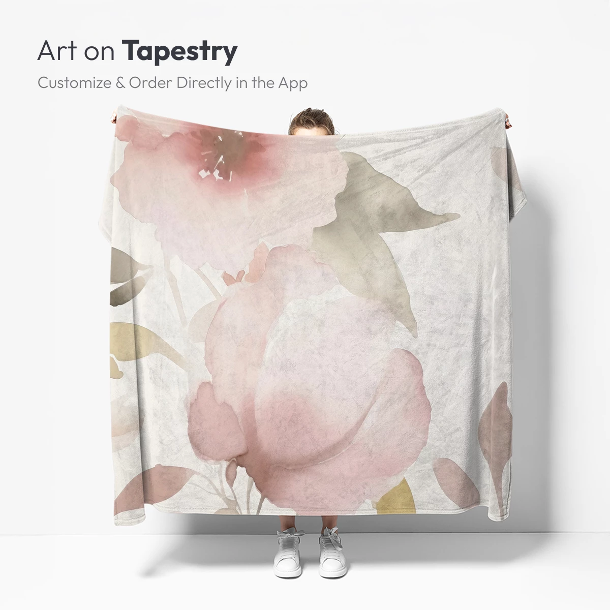 Blush Peony Elegance: Watercolor Floral Harmony - Image 5