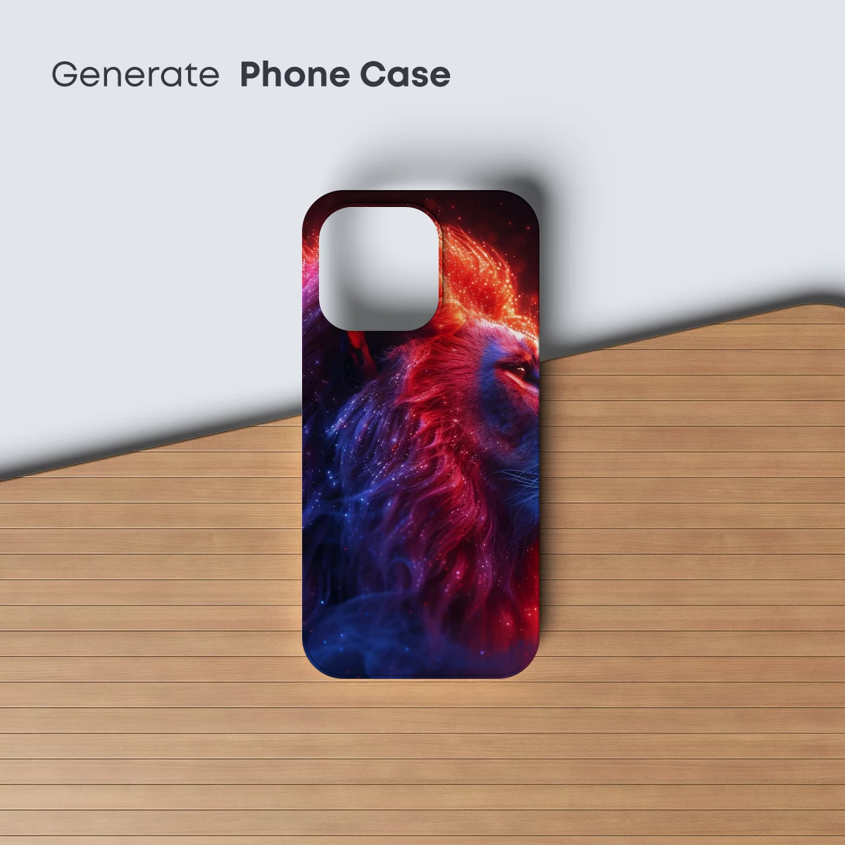 Cosmic Lion: A Fiery Celestial King - Image 3