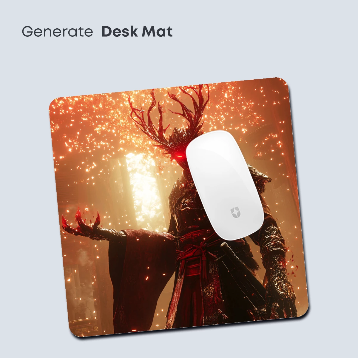 Dark Sovereign Amidst Fiery Embers - Image 4