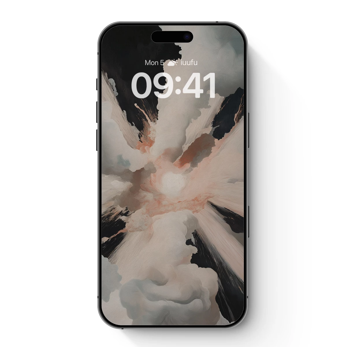 Ethereal Cloud Burst: Abstract Fusion