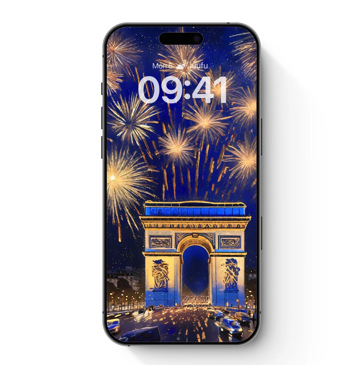 Eiffel’s Triumph: Fireworks Over Arc de Triomphe Eiffel's Triumph: Fireworks Over Arc de Triomphe